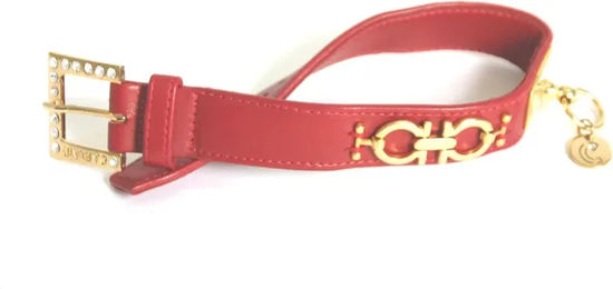 Produktbild von Hundehalsband Martin Sellier Deco Rot aus Kunstleder 25/40 cm