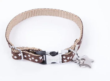 Produktbild von Hundehalsband Martin Sellier Etoiles Braun Größe S