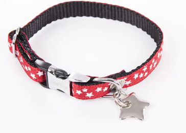 Produktbild von Hundehalsband Martin Sellier Etoiles Gurtband Rot Größe S