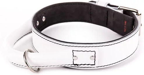 Produktbild von Hundehalsband Martin Sellier Nub aus Leder in Weiß 43/75 cm