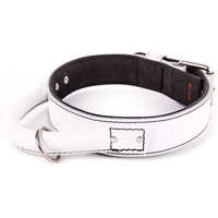 Produktbild von Hundehalsband Martin Sellier Nub aus Leder in Weiß 43/75 cm