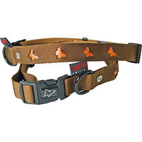 Produktbild von Hundehalsband Martin Sellier Papillon in Orange und Braun Größe S
