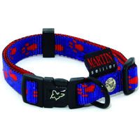 Produktbild von Hundehalsband Martin Sellier Pattes aus Nylon in Blau Bunt Größe L