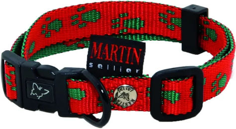 Produktbild von Hundehalsband Martin Sellier Pattes bunt in Rot Größe M