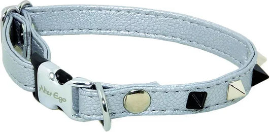 Produktbild von Hundehalsband Martin Sellier Pearl aus Kunstleder in Grau Silber Größe XS