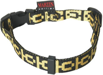 Produktbild von Hundehalsband Martin Sellier Santa Bunt Gelb 20/40-55 cm