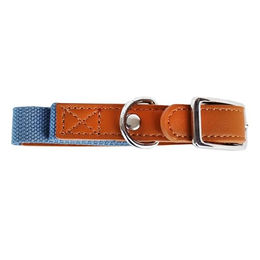 Produktbild von Hundehalsband mitienda aus Kunstleder blau Medium