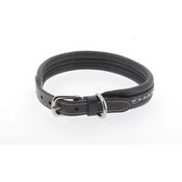 Produktbild von Hundehalsband Pénélope aus Leder in Braun oder Schwarz