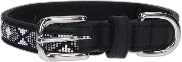 Hundehalsband Pénélope Pearl aus Leder für erwachsene Hunde – Bild 1 von 1