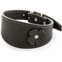 Produktbild von Hundehalsband Sellerie Canine Vendéenne aus Leder 44 cm Grau Schwarz