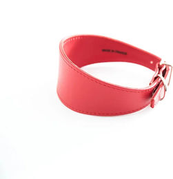 Produktbild von Hundehalsband Sellerie Canine Vendéenne aus Leder in Rot 44 cm