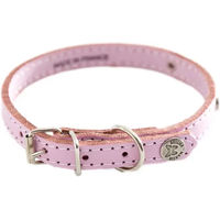 Produktbild von Hundehalsband Sellerie Canine Vendéenne Plaq aus Leder in Rosa 16/40 cm