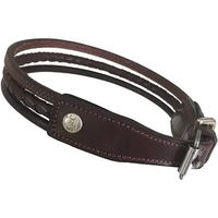 Produktbild von Hundehalsband Silver Crown Nina aus Leder in Silber und Braun