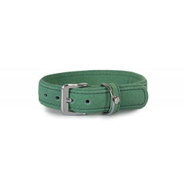Produktbild von Hundehalsband Toronto Loaf aus Leder in Grün 12 mm x 25 cm