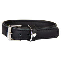 Produktbild von Hundehalsband Vancouver aus Leder Schwarz 55 cm x 35 mm