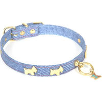 Produktbild von Hundehalsband VIXDA Jean Motif Blau aus Stoff 40 cm