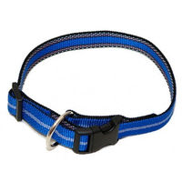 Produktbild von Hundehalsband Wienerlock von A. Hoffmann GmbH aus blauem Nylon mit Zugentlastung und wasserabweisender Oberfläche