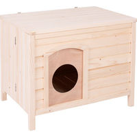 Produktbild von Hundehütte Bruno von zooplus aus Holz in Größe S (B 75 x T 51 x H 59 cm)
