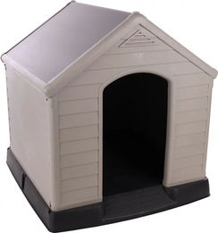 Produktbild von Hundehütte Curver Flamingo aus Kunststoff in Rosa oder Grau