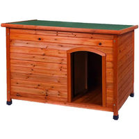 Produktbild von Hundehütte Duvoplus Woodland Balton 1 Classic aus Holz in Braun wasserdicht