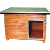 Produktbild von Hundehütte Duvoplus Woodland Boris 5 Classic aus Holz in Braun wasserdicht