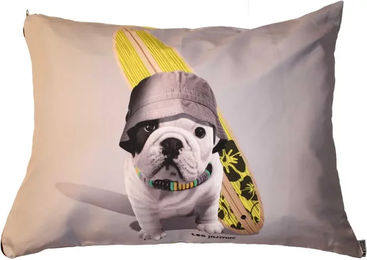 Hundekissen Téo Jasmin Dude in Beige und Weiß 50 cm – Bild 1 von 1