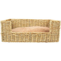 Produktbild von Hundekorb Duvoplus Laguna aus Plüsch in Beige und Braun