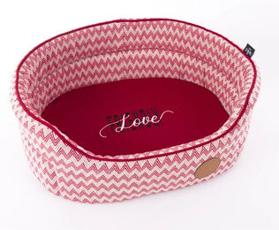 Hundekorb Martin Sellier Corb Friendly Bord Rot aus Stoff – Bild 1 von 1