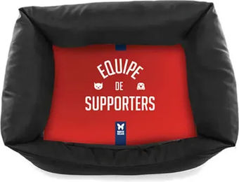 Produktbild von Hundekorb Martin Sellier Domino Goal Schwarz Rot 90 cm