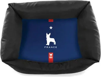 Produktbild von Hundekorb Martin Sellier Domino Official in Schwarz und Blau 60 cm