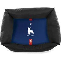 Produktbild von Hundekorb Martin Sellier Domino Official in Schwarz und Blau 60 cm