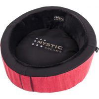 Produktbild von Hundekorb Martin Sellier Mystic in Rot aus Plüsch 70 cm