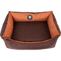 Produktbild von Hundekorb Martin Sellier Real Dreamer mit Memory Foam in Orange und Braun