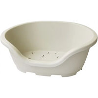 Produktbild von Hundekorb Vivog aus Kunststoff in Beige oder Weiß