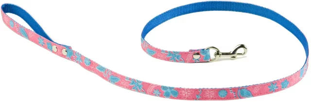 Produktbild von Hundeleine Alter Ego Floralies Bunt Rosa Gurtband 150 cm