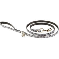 Produktbild von Hundeleine Alter Ego Quadrillage Gurtband XS Schwarz Bunt