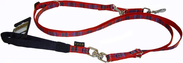 Produktbild von Hundeleine Arka Haok Kilt Gurtband 2 m Rot Bunt
