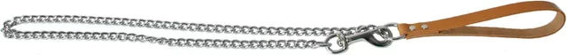 Produktbild von Hundeleine aus Kette und Leder in Braun von Martin Sellier