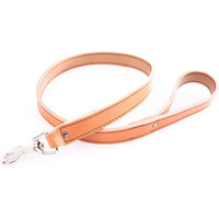 Produktbild von Hundeleine aus Leder Sellerie Canine Vendéenne in Orange oder Braun