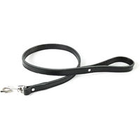 Produktbild von Hundeleine aus Leder Sellerie Canine Vendéenne Schwarz 30/60 cm