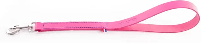 Produktbild von Hundeleine aus Leder von Martin Sellier in Rosa, 50 cm
