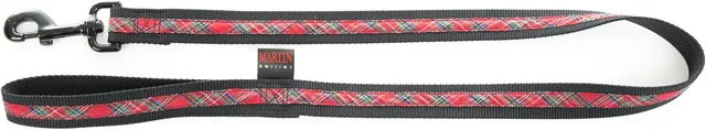 Produktbild von Hundeleine aus Nylon von Martin Sellier in Rot oder Bunt 19/100 cm