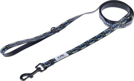 Hundeleine Batman Biothane Schwarz 200 cm lang 20 mm breit wasserabweisend - 200 cm – Bild 1 von 1