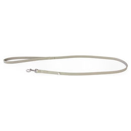 Produktbild von Hundeleine Cannes Stone aus Leder in Grau und Beige