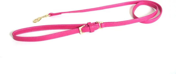 Produktbild von Hundeleine Carla von Martin Sellier aus Leder in Rosa 12/100 cm