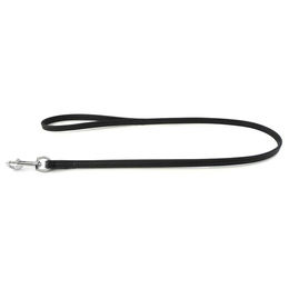 Produktbild von Hundeleine Denver aus Leder in Schwarz mit 110 cm Länge und 14 mm Breite