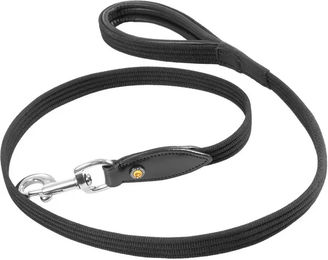 Hundeleine Equestro aus Cordura in Schwarz 120 cm – Bild 1 von 1