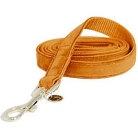 Produktbild von Hundeleine Kentucky Velvet Velours Orange Größe S - 120 cm