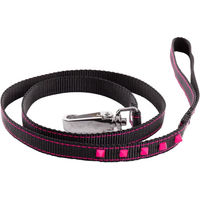 Produktbild von Hundeleine Martin Sellier Fluo Schwarz mit Gurtband