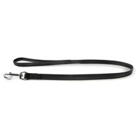 Produktbild von Hundeleine Roma aus Leder in Schwarz mit 100 cm Länge und 18 mm Breite